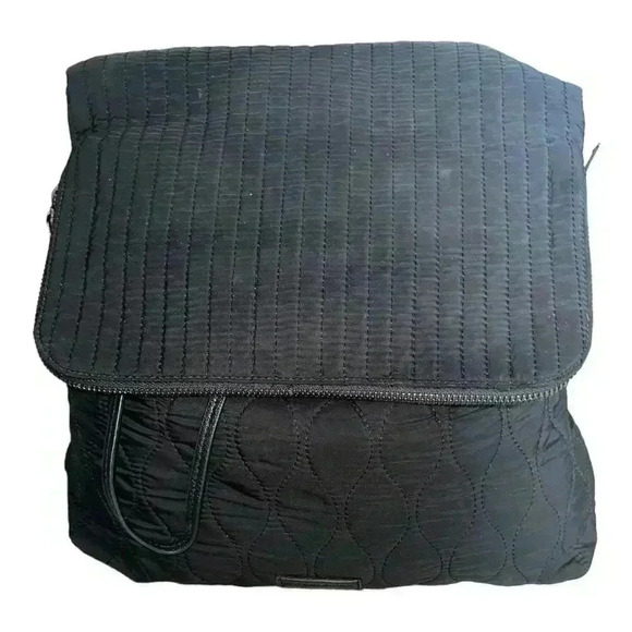 Fabletics Black Quilted Backpack - Picture 2 of 11
